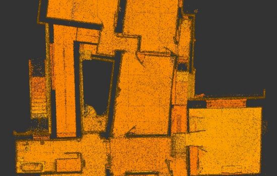 3D laser scan: floor plan