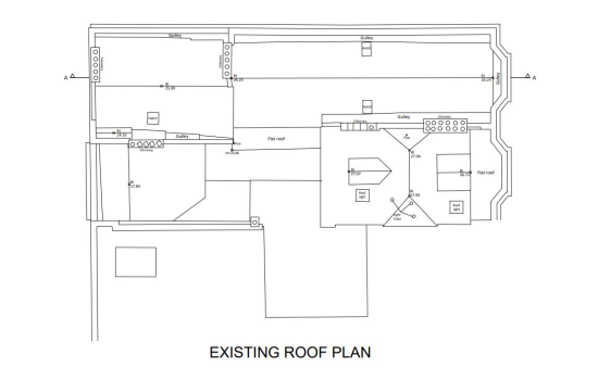 This is the roof plan we produced.