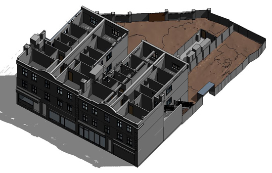 3D site models and site sections